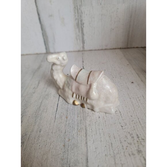 Vintage‎ religious Nativity scene camel animal ceramic figure xmas - Picture 2 of 5